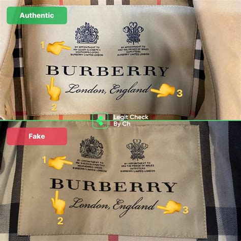 burberry real labels|burberry coat authentication check.